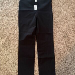 White House Black Market Women's Black Straight Leg Pants
